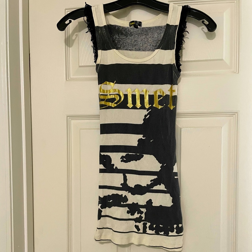Smet striped tank top